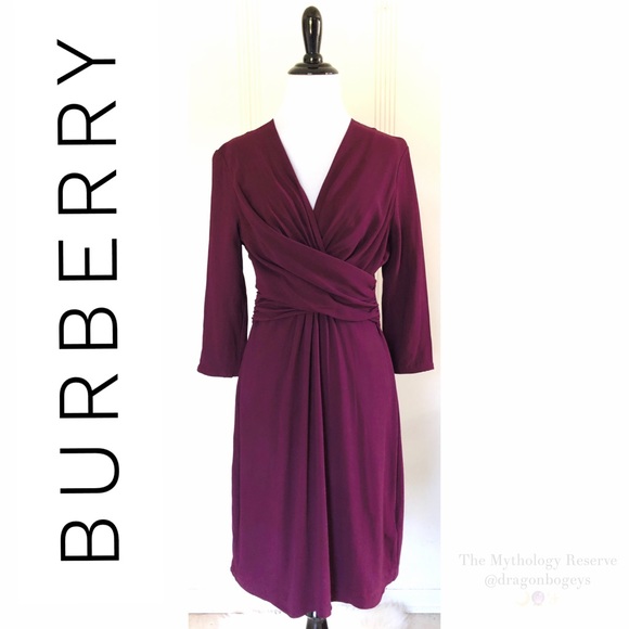 Burberry Dresses & Skirts - Burberry London Wrap Bodice Sheath Dress